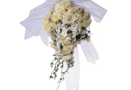 Bouquet roses with hollow background 24