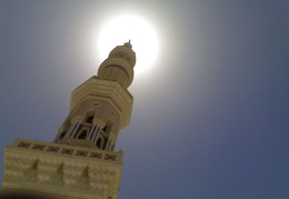 Masjid Al Nabawi in Madinah - Saudi Arabia (minarett