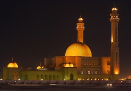 Al Fateh Mosque in Manama - Bahrain (night)