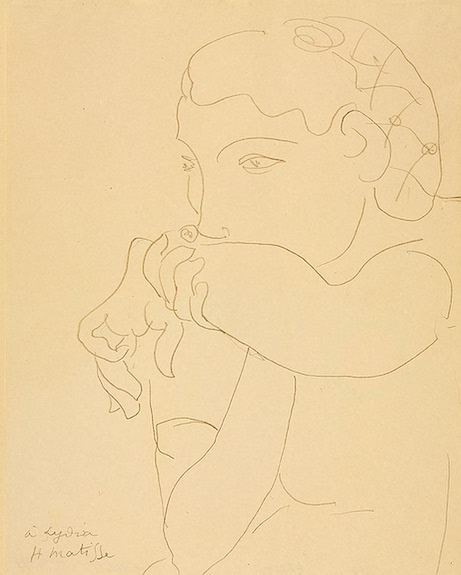 Matisse_Lydia_with_her_Hair_in_a_Net_Circa_1939_pencil_on_.jpg